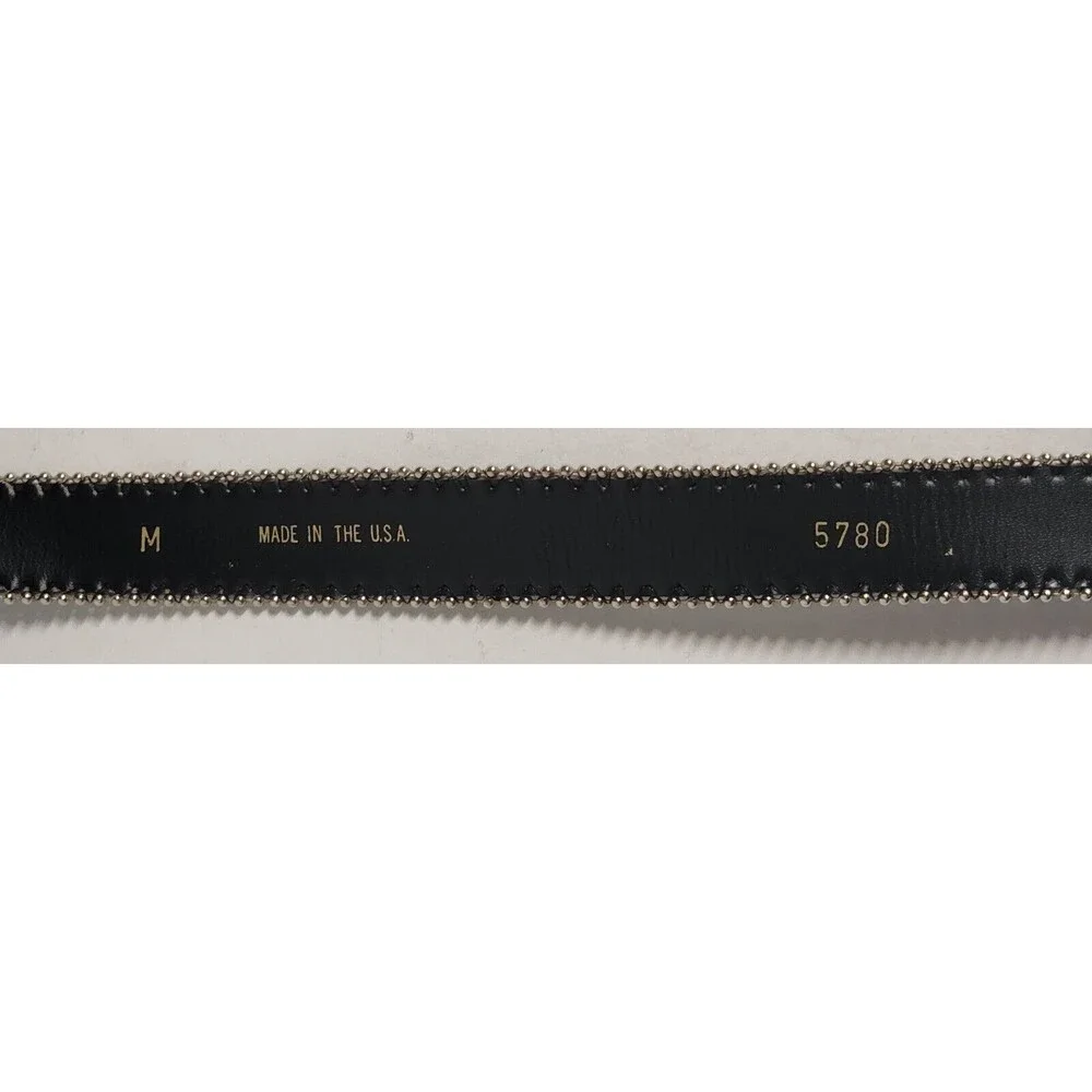 Womens West Belt Blue Pink Green Sparkling Glitter #5780 Made in USA Size S/M - Picture 3 of 6